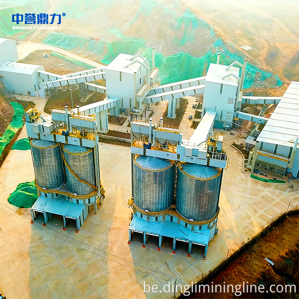 Лінія драбнення запаўняльнікаў Aggregate Crushing Line